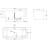 Акриловая ванна BELBAGNO BB60-1700
