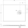 Душевой поддон из литьевого мрамора 120x90 см BELBAGNO TRAY-MR-UNO-AH-120/90-35-W