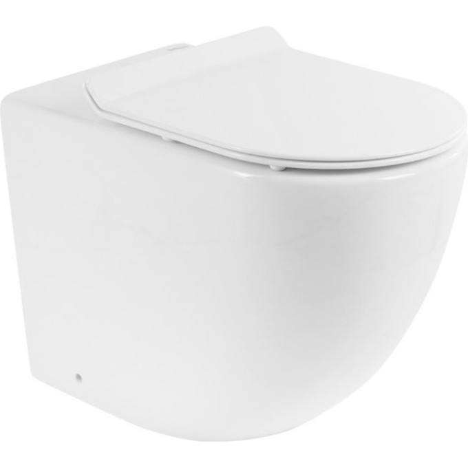 Унитаз приставной безободковый BELBAGNO BB2141CBR/BB865SC